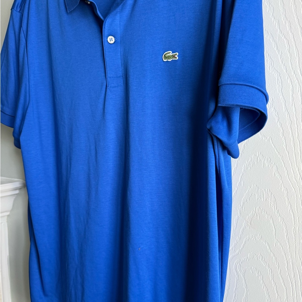 NWOT Lacoste Men's Vibrant Blue Polo Shirt
